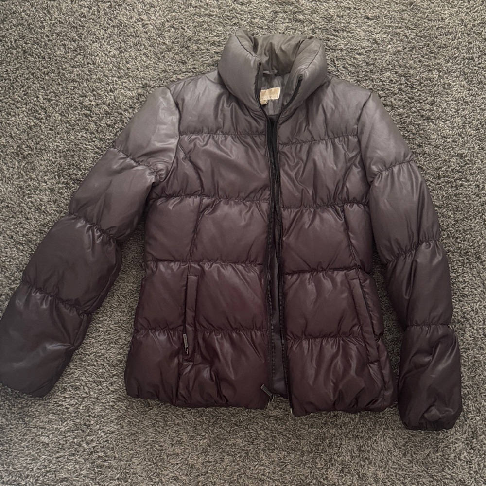 Stylish ombré gray puffer Jacket